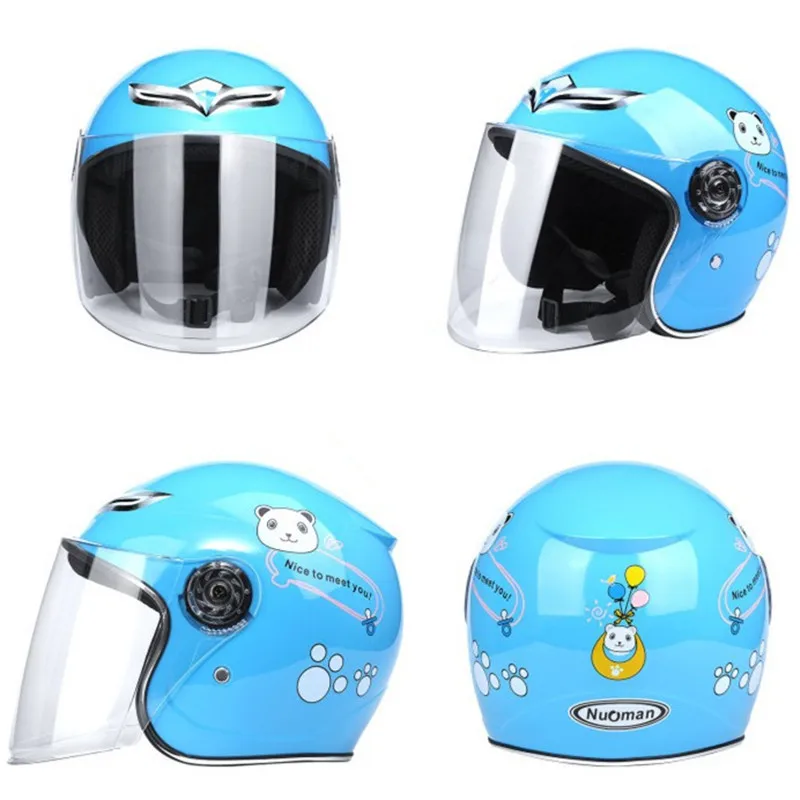 50 to 54 Cm Motorcycle Sports Craniacea Cycling Kids Children Full Face Helmet For Multi Pattern Anti-Vibration Riding - Image 13