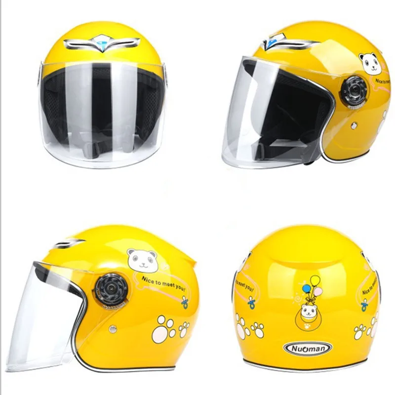 50 to 54 Cm Motorcycle Sports Craniacea Cycling Kids Children Full Face Helmet For Multi Pattern Anti-Vibration Riding - Image 14