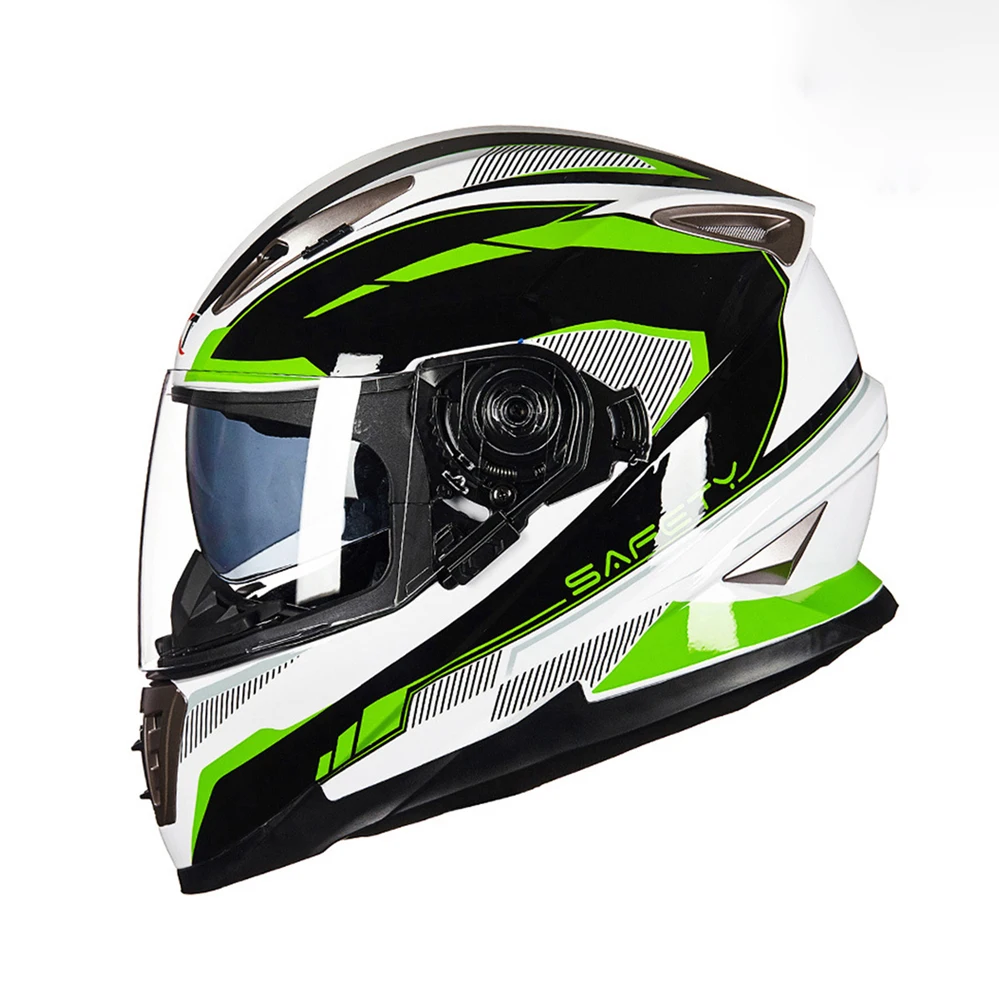 DOT ECE Certification Unisex Motorcycle Helmet Full Helmet Safety Helm Helmet Outdoor Riding Casco Moto Four Seasons Universal - Image 10