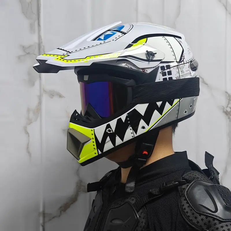 Orz-905-off-road motorcycle helmet, men's and women's full helmets, go kart, speed drop, pull helmet, mountain bike - Image 11