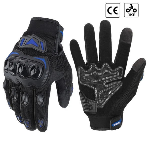 KEMIMOTO Summer Motorcycle Gloves CE Riding Gloves Knuckle Touchscreen Motorbike Tactical Gloves For Dirt Bike Motocross ATV UTV