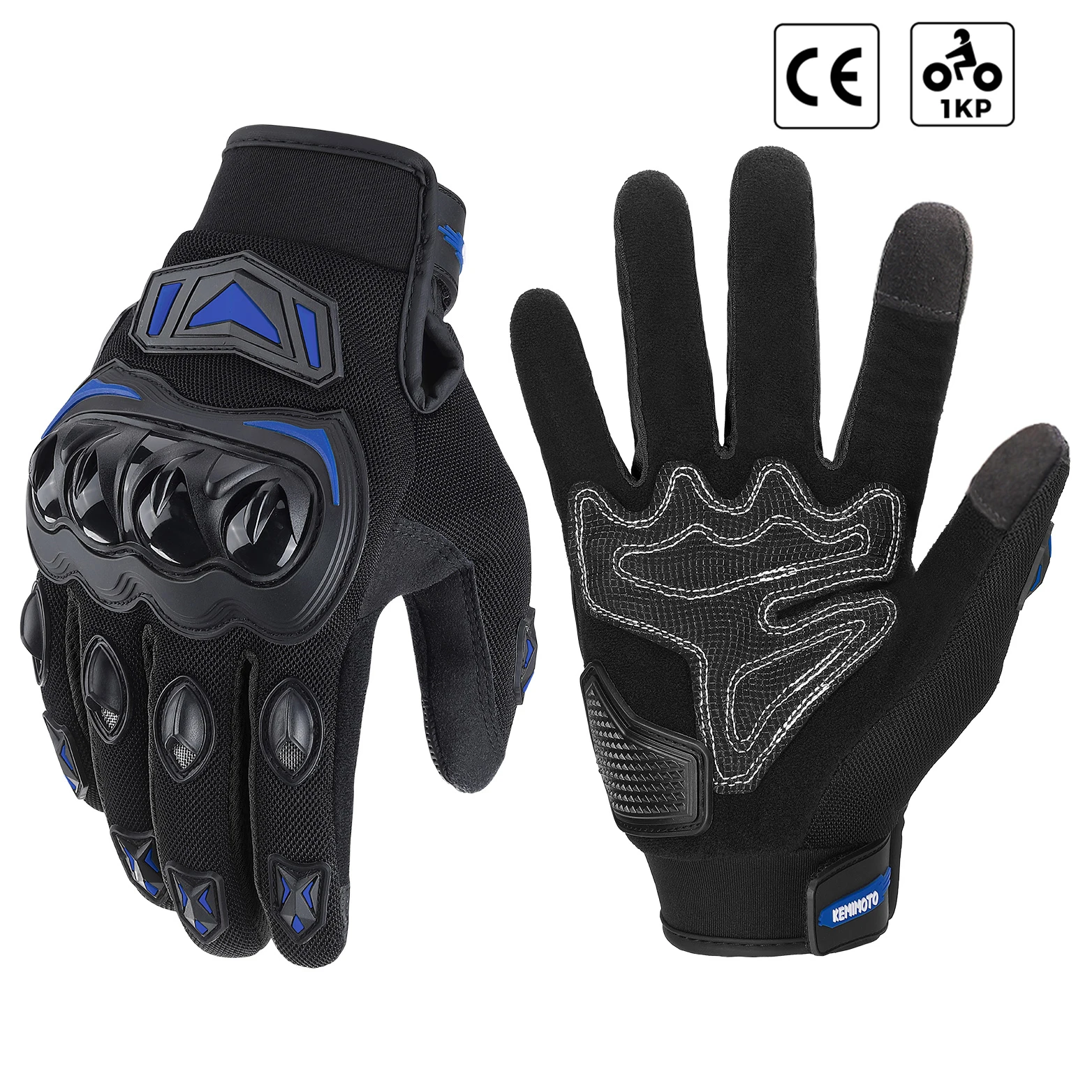 KEMIMOTO Summer Motorcycle Gloves CE Riding Gloves Knuckle Touchscreen Motorbike Tactical Gloves For Dirt Bike Motocross ATV UTV