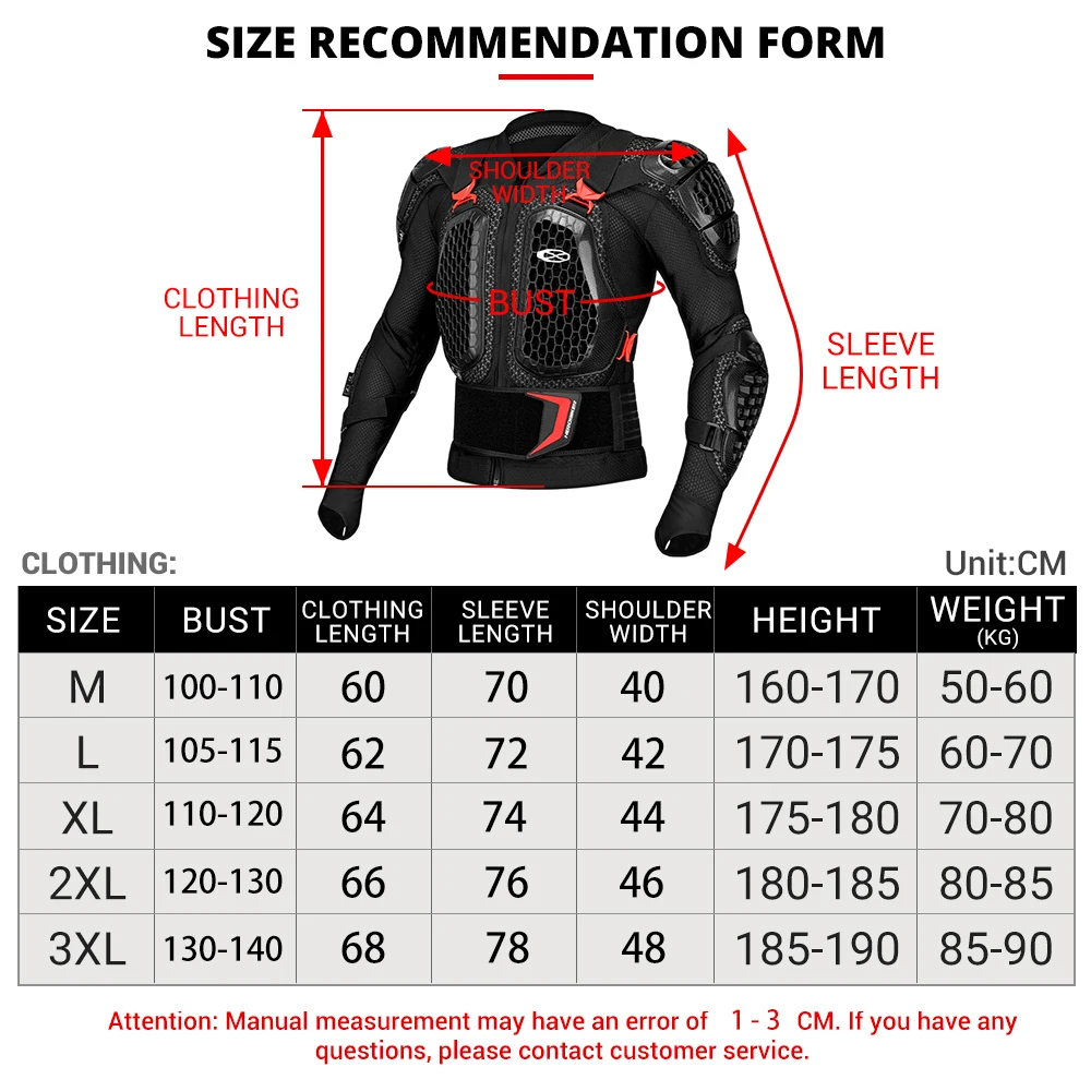 Motocross Armor Wear-Resistant Motorcycle Protector Anti-drop Motocross Enduro Riding Protective Motorcycle Equipment Full Body - Image 5