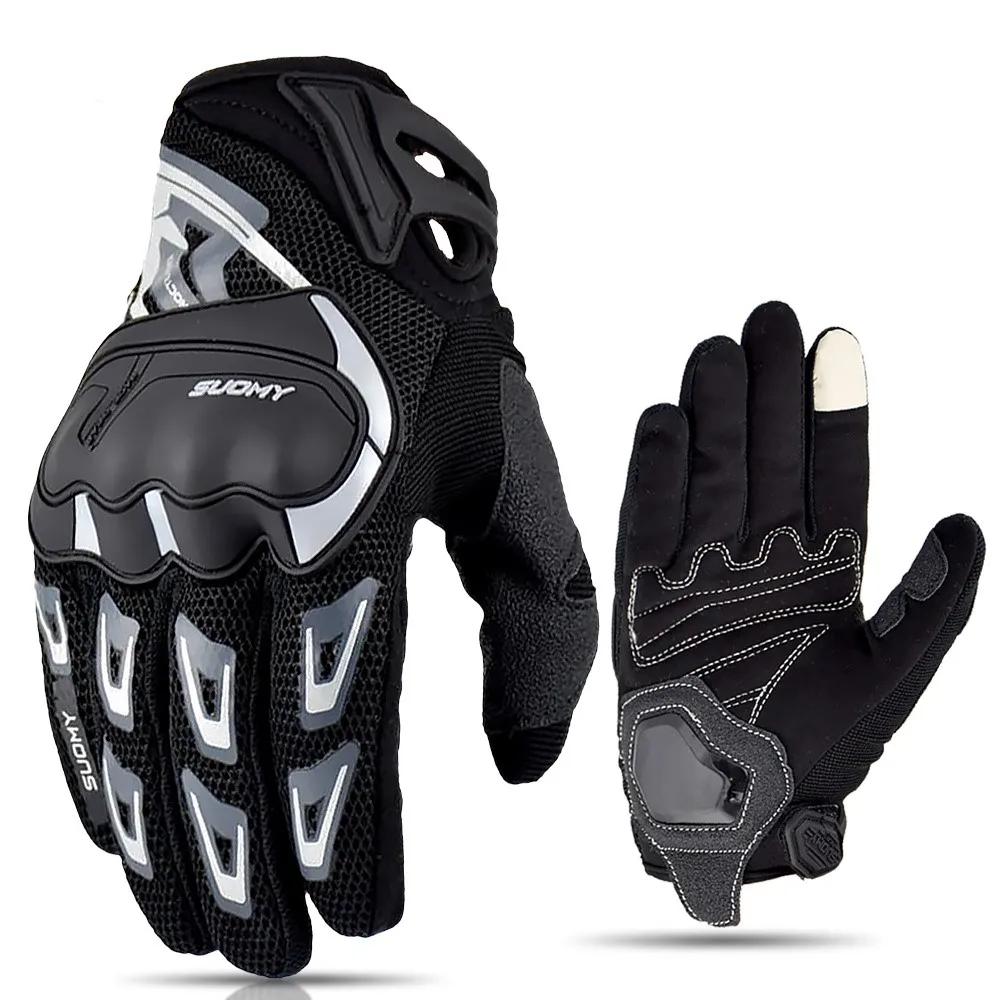 Suomy Motorcycle Gloves Summer Breathable Protective Gear Screen Touch Guantes Moto Luvas Alpine Motocross Stars Protective DH - Image 5
