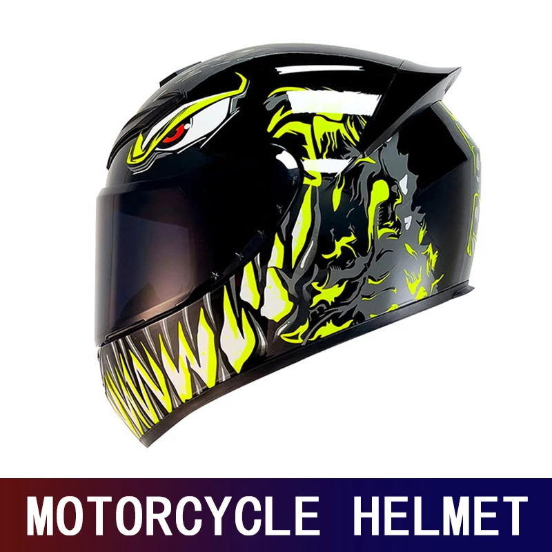 Knight Helmet Men's Motorcycle Full Helmet Motorcycle DOT Certification Four Seasons Winter Electric Car Helmet Riding Grams. - Image 6