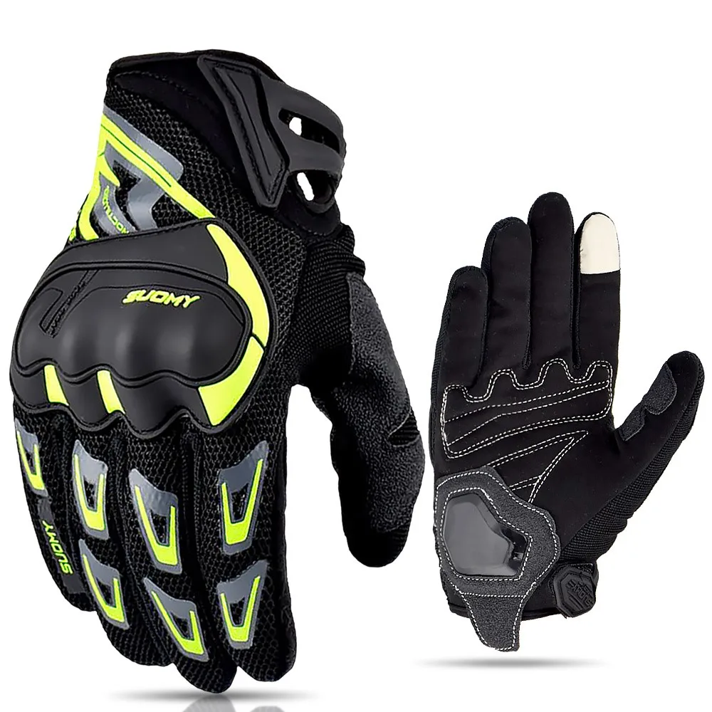 Suomy Motorcycle Gloves Summer Breathable Protective Gear Screen Touch Guantes Moto Luvas Alpine Motocross Stars Protective DH - Image 6