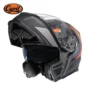 Flip Up Motorcycle Helmet Men and Women Modular Moto Helmets Full Face and Open Face Design Dual Visors Electric Scooter Helmet