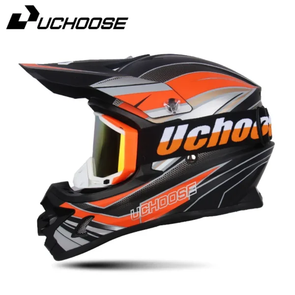 UCHOOSE Off-road mountain full face Motobiker Helmet Classic bicycle MTB racing helmet motocross downhill bike helmet
