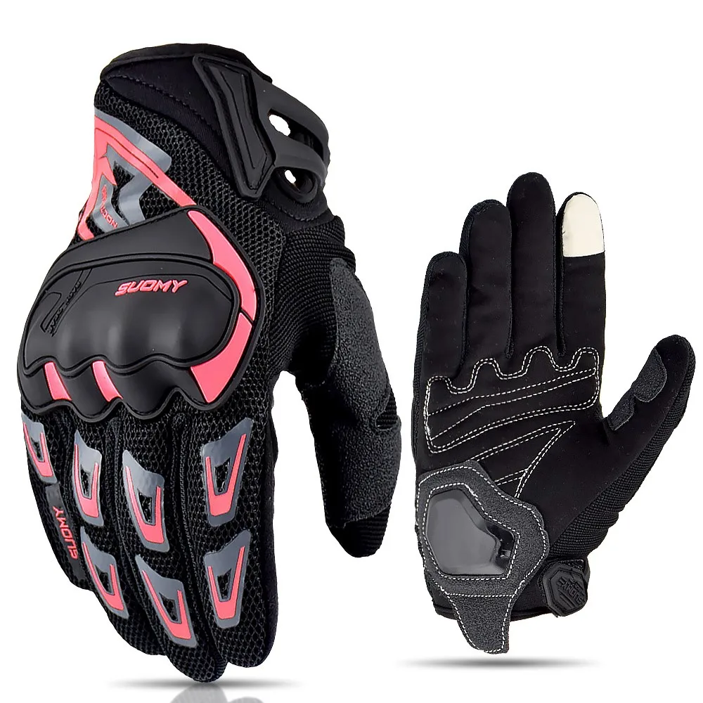 Suomy Motorcycle Gloves Summer Breathable Protective Gear Screen Touch Guantes Moto Luvas Alpine Motocross Stars Protective DH - Image 7