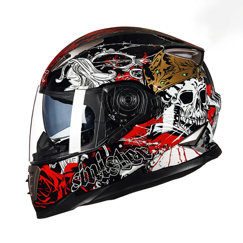 DOT ECE Unisex Motorcycle Helmet Full Face Helmet Safety Protective Helmet Outdoor Riding Sports Casco Moto Original Capacetes - Image 2