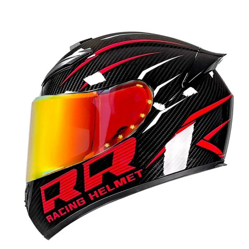DOT Unisex Motorcycle Helmet DOT Safety Helm Helmet Outdoor Up Ridin moto helmet racing full helmet Casco Capacete protective - Image 2
