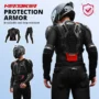 Motorcycle Body Armor Full Set Chest Back Protector Knee Guard Pants Airflow Design Unisex Lightweight Motocross Gear