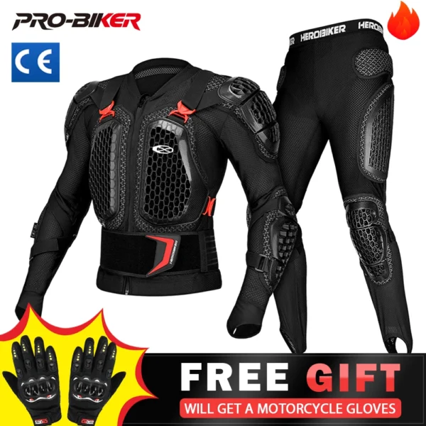 Motocross Armor Wear-Resistant Motorcycle Protector Anti-drop Motocross Enduro Riding Protective Motorcycle Equipment Full Body