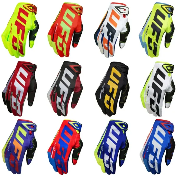 UFO Almost Off-Road Motorcycle Gloves Enduro Shockproof Men’s Racing Guantes Moto Cross Luvas Motorbike MX ATV Gloves for Summer