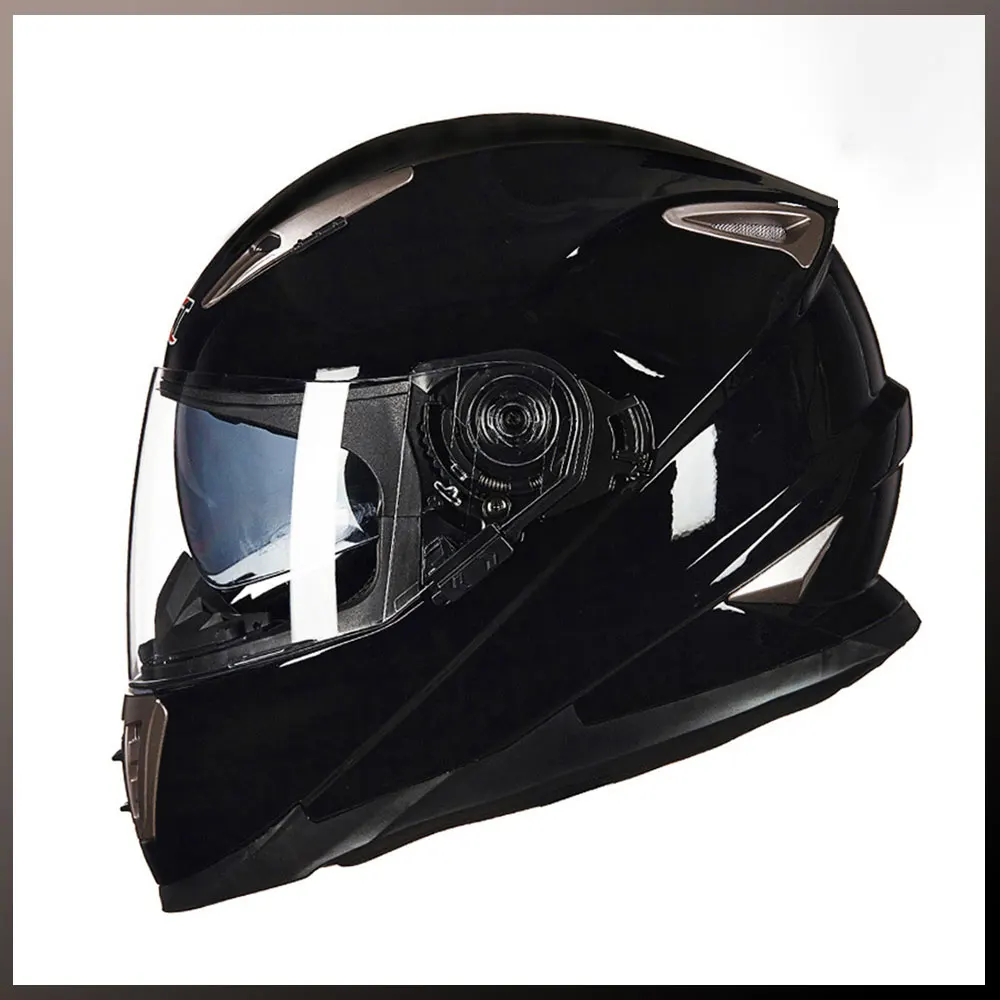DOT ECE Certification Unisex Motorcycle Helmet Full Helmet Safety Helm Helmet Outdoor Riding Casco Moto Four Seasons Universal