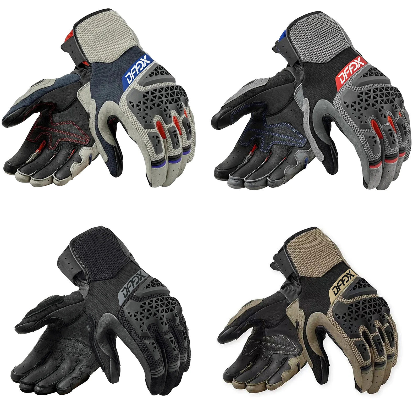 Motorcycle Sand 5 Gloves Motocross Off Road Street Motor Anti-slip Protective Full Finger Gloves - Image 5
