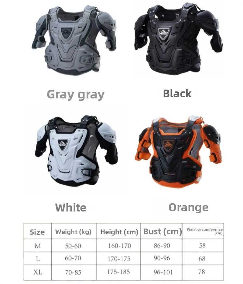 1PC Motorcycle Armor Motocross Racing Protection Armor Jacket Dirt Bike Back Chest Shoulder Protector Moto Equipment Accessories - Image 5