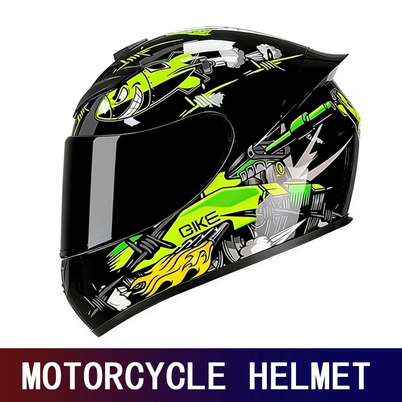 Knight Helmet Men's Motorcycle Full Helmet Motorcycle DOT Certification Four Seasons Winter Electric Car Helmet Riding Grams. - Image 5