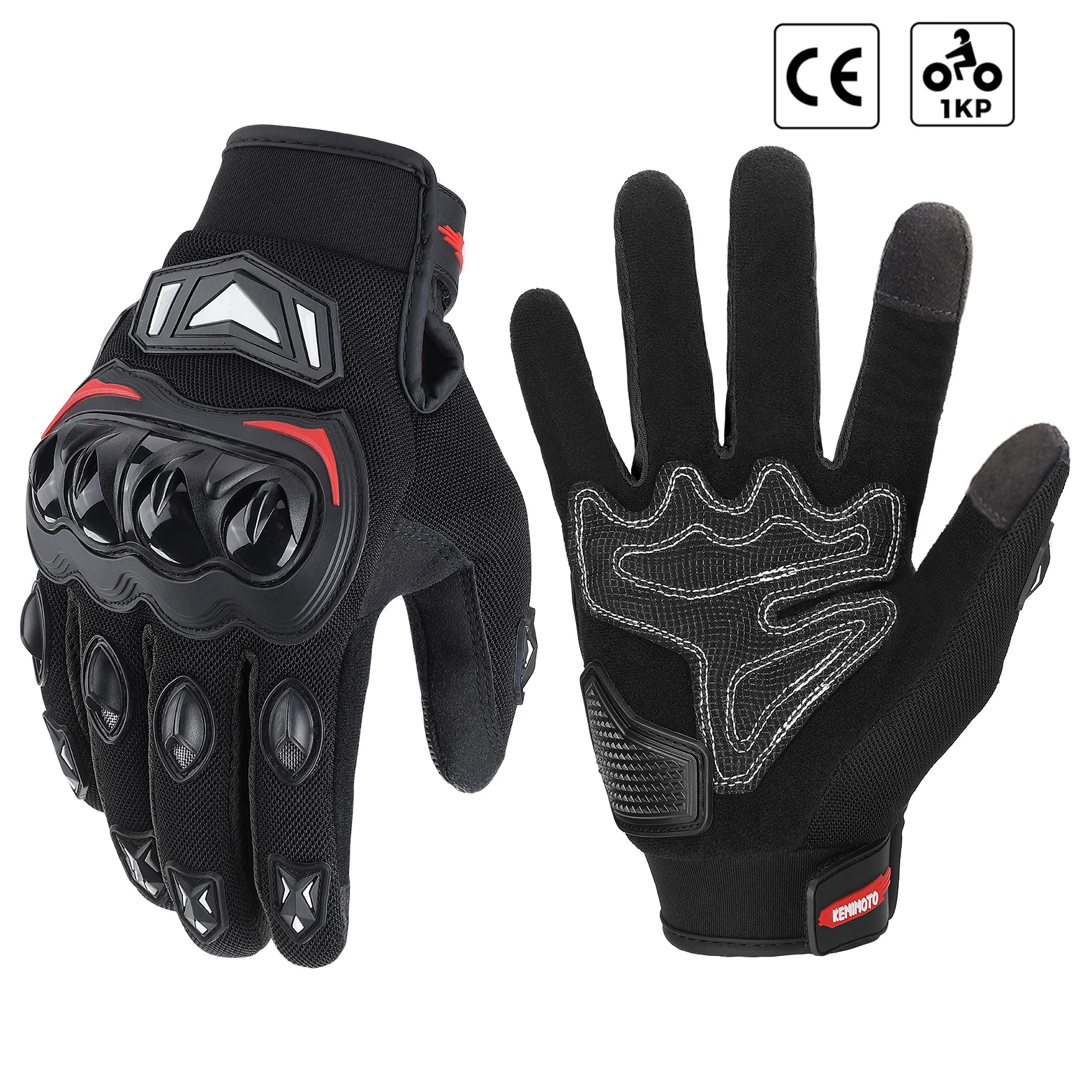 KEMIMOTO Summer Motorcycle Gloves CE Riding Gloves Knuckle Touchscreen Motorbike Tactical Gloves For Dirt Bike Motocross ATV UTV - Image 3