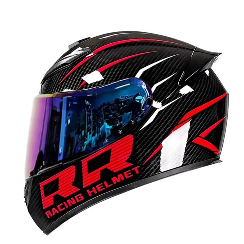 DOT Unisex Motorcycle Helmet DOT Safety Helm Helmet Outdoor Up Ridin moto helmet racing full helmet Casco Capacete protective - Image 4