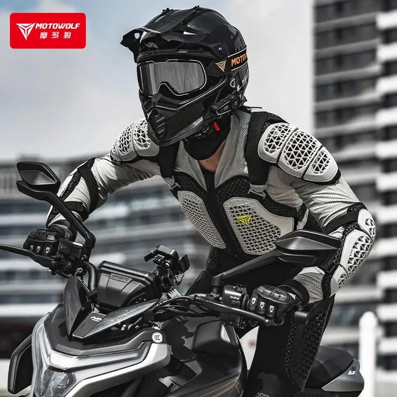 New Motocross Armor Anti-Fall Motorcycle Body Protection Motorcycle Chest Back Pants Protector Moto Equipment for Men Women - Image 4