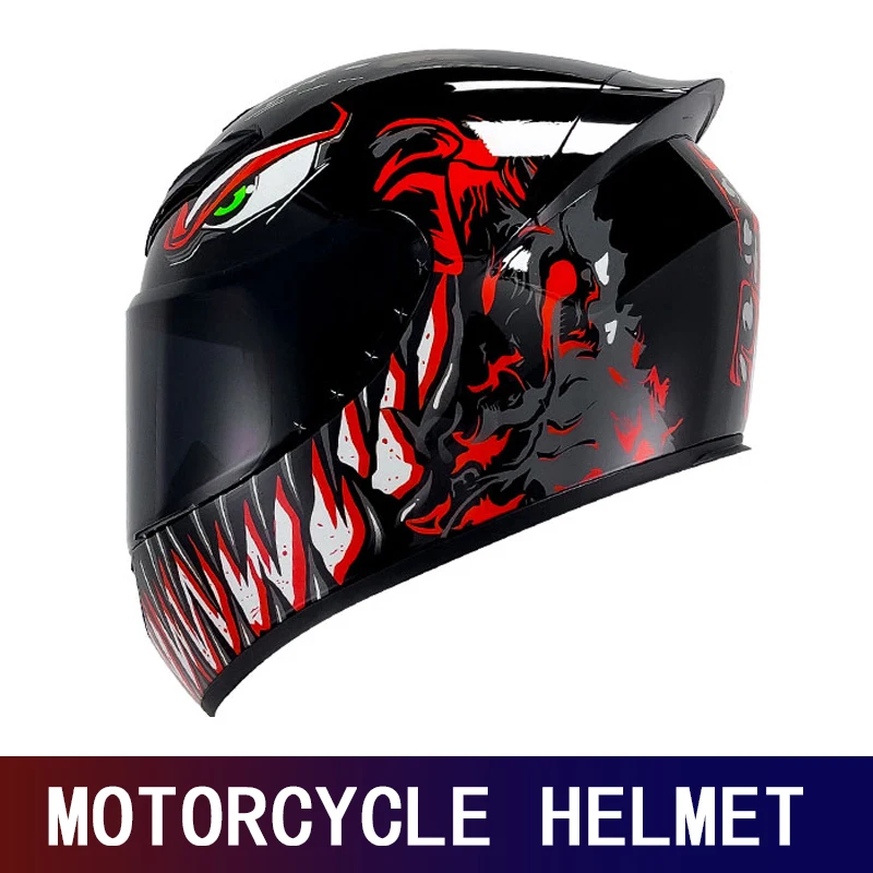 Knight Helmet Men's Motorcycle Full Helmet Motorcycle DOT Certification Four Seasons Winter Electric Car Helmet Riding Grams. - Image 7
