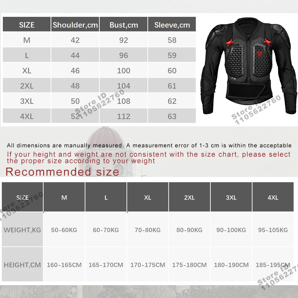 Motorcycle Jacket Body Armor for Motorbike Protection Breathable Abrasion-Resistant Impact Gear Moto Turtle Riding Jacket Pants - Image 3