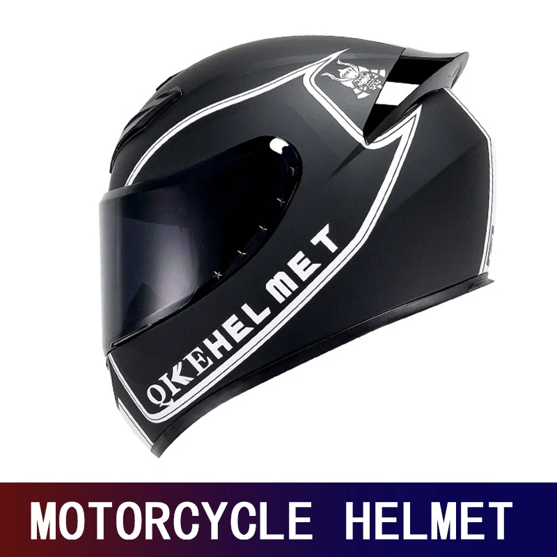 Knight Helmet Men's Motorcycle Full Helmet Motorcycle DOT Certification Four Seasons Winter Electric Car Helmet Riding Grams. - Image 9