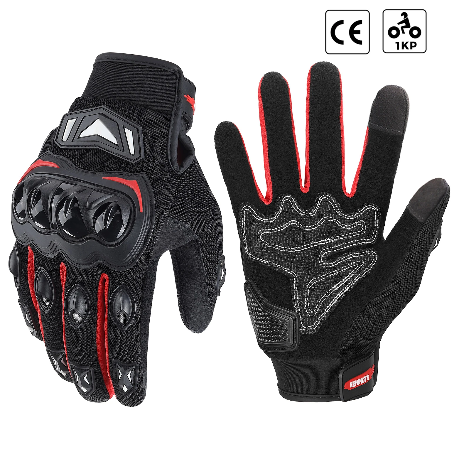KEMIMOTO Summer Motorcycle Gloves CE Riding Gloves Knuckle Touchscreen Motorbike Tactical Gloves For Dirt Bike Motocross ATV UTV - Image 5