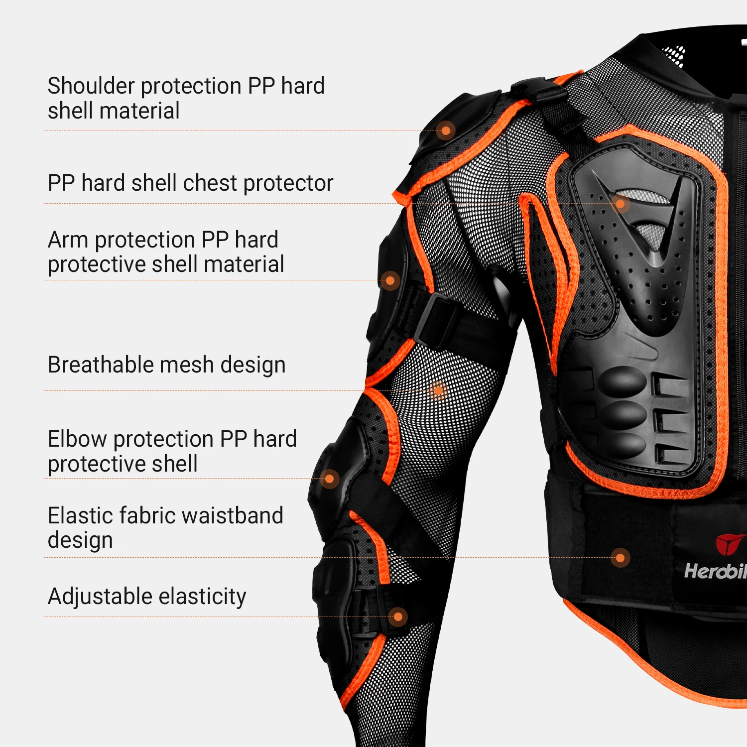 New Motorcycle Jackets Men's Full Body Armor Protection Jackets Motocross Enduro Racing Moto Protective Equipment Clothes S-4XL - Image 5