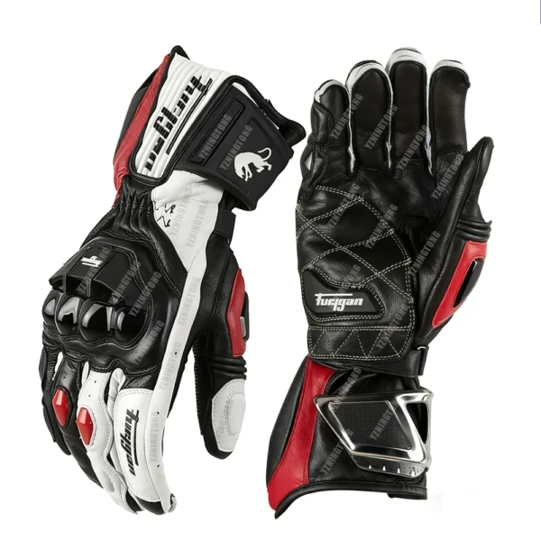 Leather Motorcycle racing Gloves Windproof Outdoor Motocross Riding Gloves Guantes Moto Luvas Motociclismo Protective Equipment