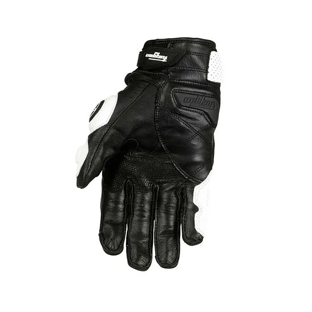 High Quality Genuine Leather Gloves Men's Luva Riding Moto Motorcycle Glove Guantes Protection Racing MOTO Protective Equipment - Image 3