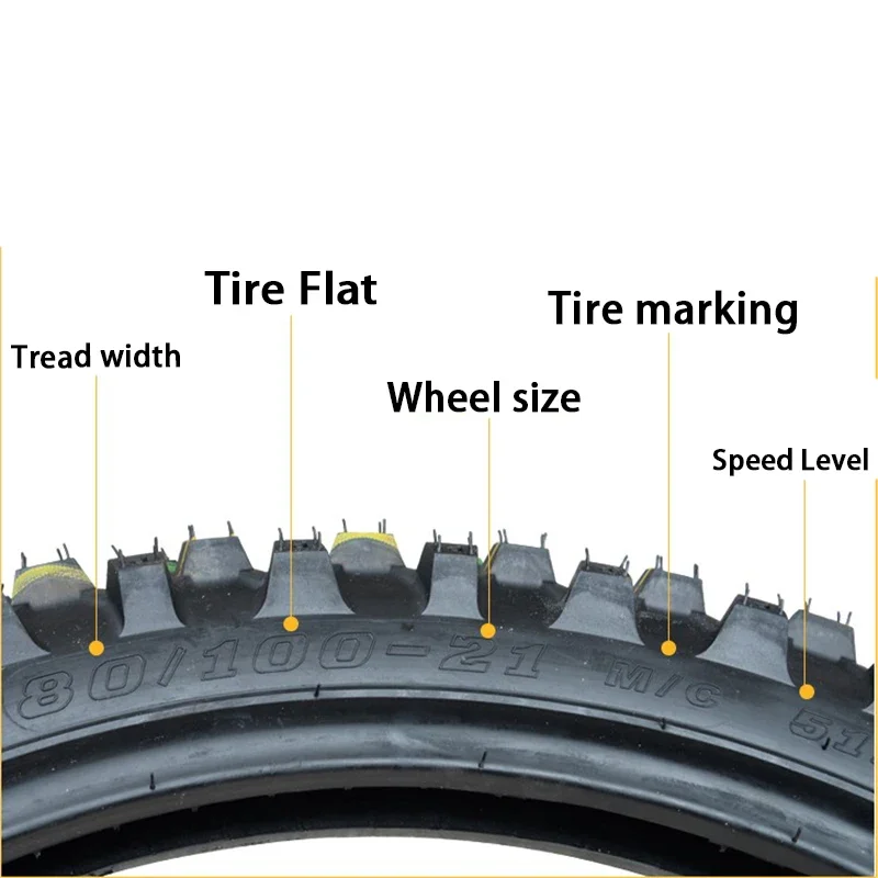 Motorcycle Tires Rubber Thickened Wear-Resistant Universal Vehicles 100 110 120 140 21 18 19 For KTM SXF ECX YZF WR CRF KAYO BSE - Image 4