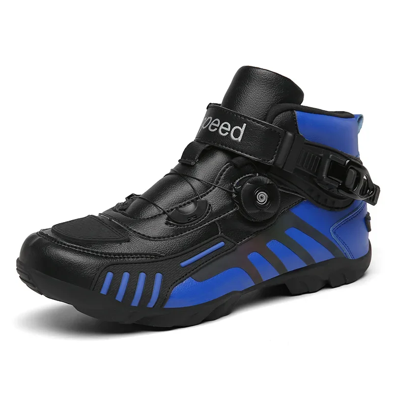Motorcycle Boots Men Motocross Safety Protection Shoes Accessories Off-Road Racing Waterproof Anti Slip Short Boot motorcycles - Image 5