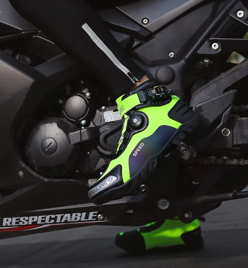 Motorcycle Boots Men Motocross Safety Protection Shoes Accessories Off-Road Racing Waterproof Anti Slip Short Boot motorcycles - Image 11