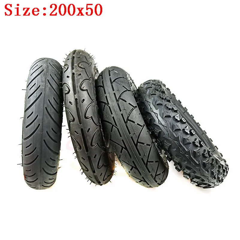 200x50 / 8x2" Inch Outer Tire Inner Tube for Electic Scooter Motorcycle ATV Moped Parts 8 Inches Wheelchair Wheel Tyre - Image 8