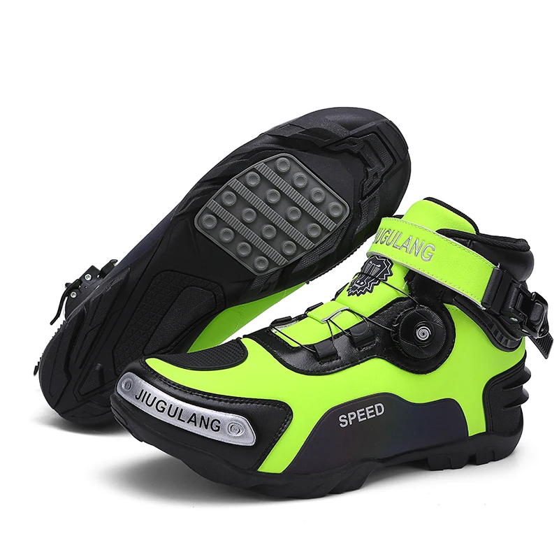 New Motorcycle Boots Men Leather Motos Breathable Anti Slip Wear-resistant Riders Boots Motorbike Racing Ankle Length Shoes - Image 10