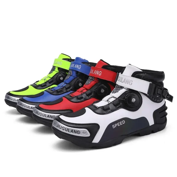 Motorcycle Boots Men Motocross Safety Protection Shoes Accessories Off-Road Racing Waterproof Anti Slip Short Boot motorcycles