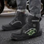 New Motorcycle Boots Men Leather Motos Breathable Anti Slip Wear-resistant Riders Boots Motorbike Racing Ankle Length Shoes