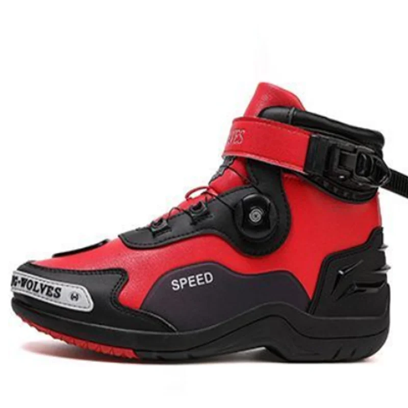 New Motorcycle Boots Men Leather Motos Breathable Anti Slip Wear-resistant Riders Boots Motorbike Racing Ankle Length Shoes - Image 7