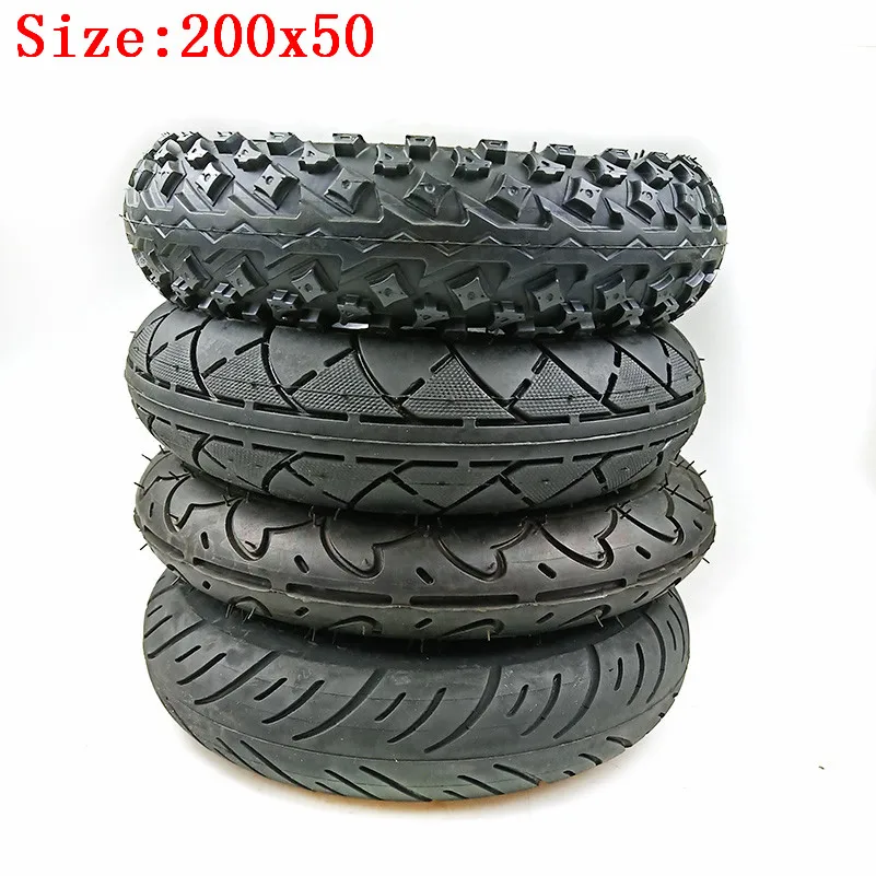 200x50 / 8x2" Inch Outer Tire Inner Tube for Electic Scooter Motorcycle ATV Moped Parts 8 Inches Wheelchair Wheel Tyre - Image 9