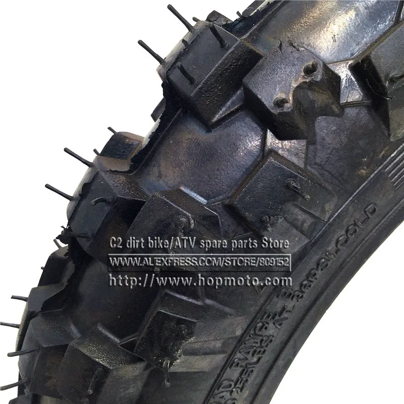 Front Wheel Tire Outer Tyre 2.50 -10 Deep Teeth 10inch Dirt Pit Bike Off Road Motorcycle Use Guang Li CRF50 Apollo - Image 4