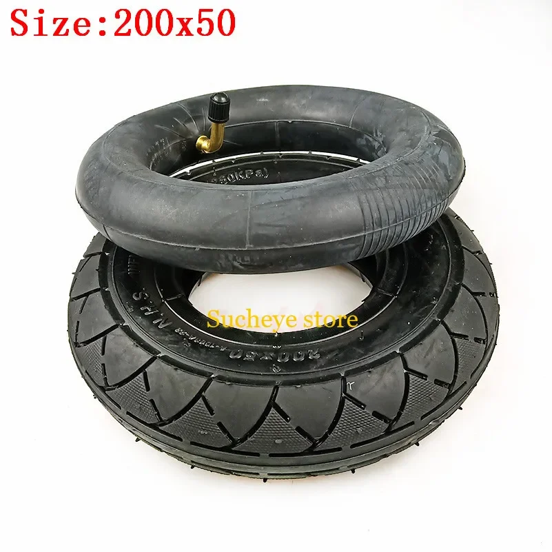 200x50 / 8x2" Inch Outer Tire Inner Tube for Electic Scooter Motorcycle ATV Moped Parts 8 Inches Wheelchair Wheel Tyre - Image 3