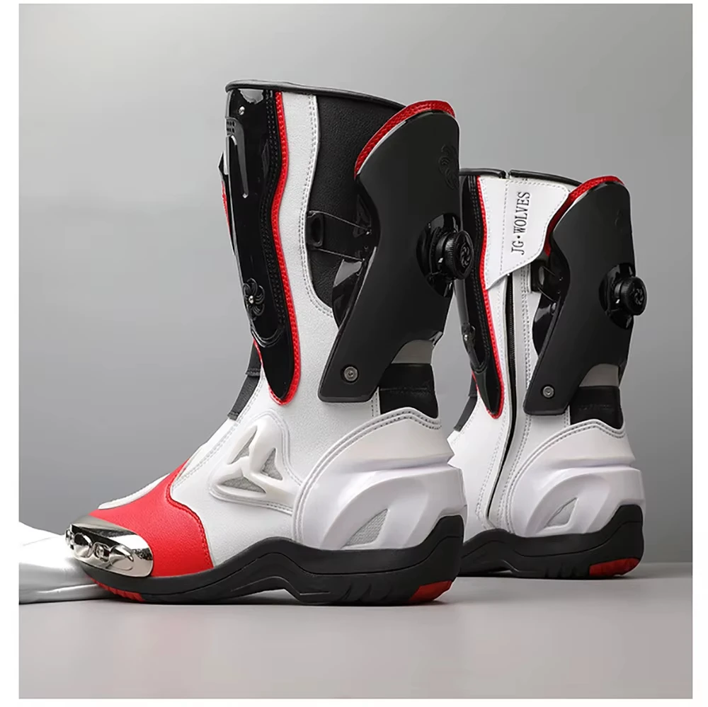 Motorcycle Boots Men Anti-slip Motorcyclist Shoes Adventure Touring Motocross MTB Dirt Bike Boots Motorcycle Accessories - Image 14