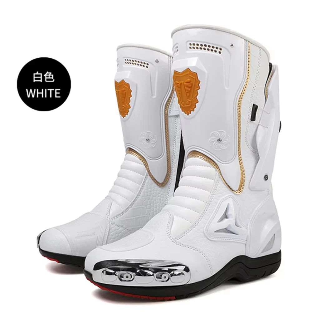 Motorcycle Boots Men Anti-slip Motorcyclist Shoes Adventure Touring Motocross MTB Dirt Bike Boots Motorcycle Accessories - Image 7