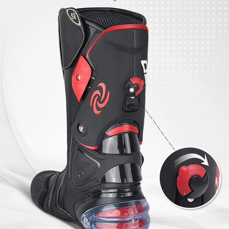 Riding Tribe Men Motorcycle Boots Moto Racing Motocross Off-Road Motorbike Motorcycle Shoes Botas Moto Riding Boots - Image 4