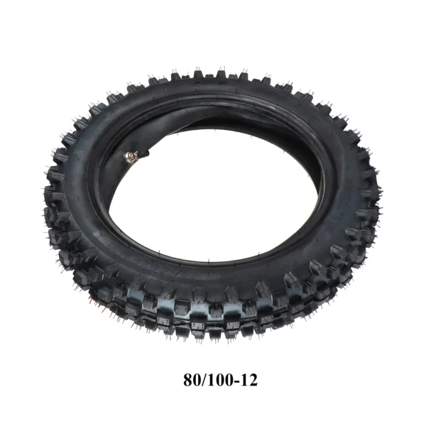60/100-14 Front 80/100-12 Rear Wheel Tyres 12-inch Deep Tooth Tyres Fit For  Kayo BSE Off-road Motorcycles Dirt Pit Bike Parts