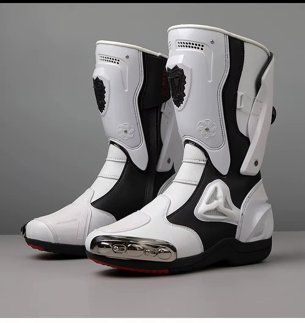 Motorcycle Boots Men Anti-slip Motorcyclist Shoes Adventure Touring Motocross MTB Dirt Bike Boots Motorcycle Accessories - Image 11