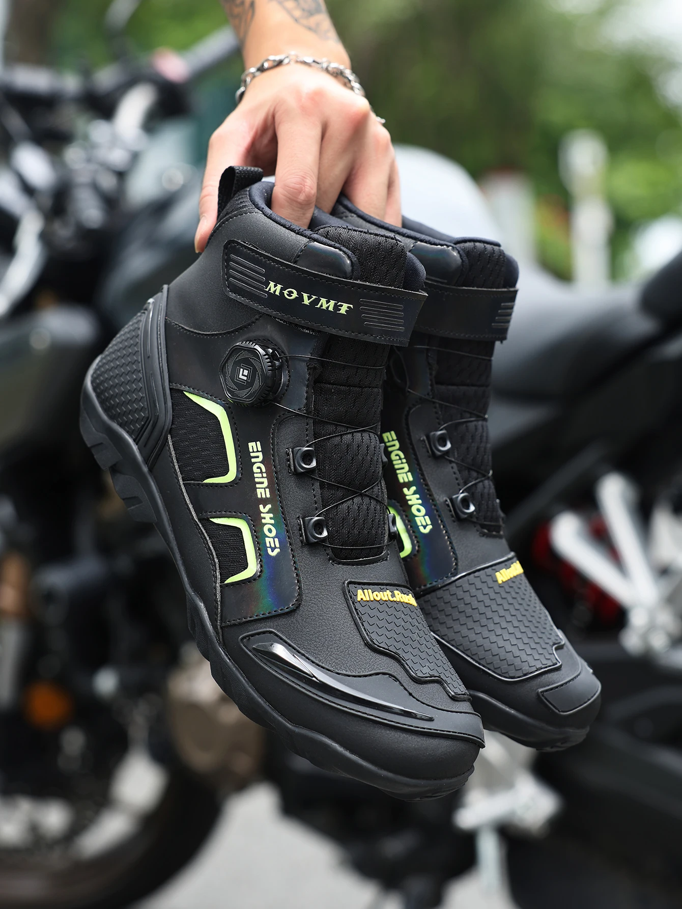 New Motorcycle Boots Men Leather Motos Breathable Anti Slip Wear-resistant Riders Boots Motorbike Racing Ankle Length Shoes - Image 9