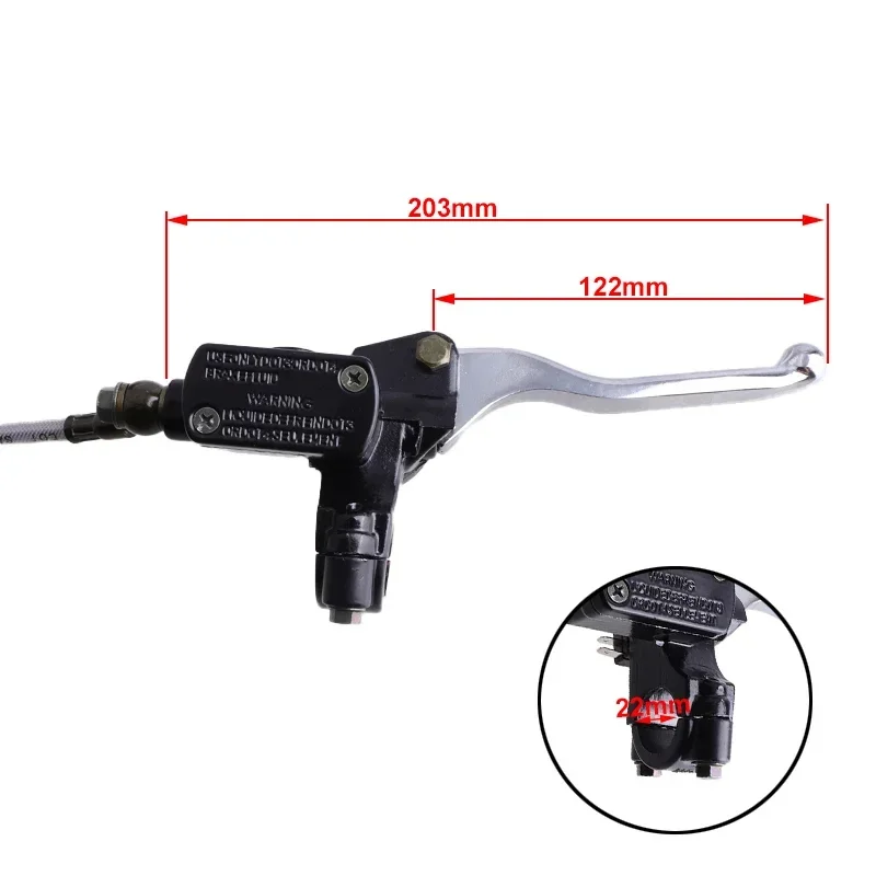 2 Stroke 47 49cc Motorcycle Pocket Bike Brake Front Rear Left Right Pump Master Cylinder Hydraulic Brake Hose Line Brake Caliper - Image 13